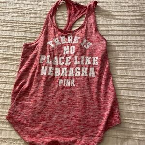 Victoria Secret Pink Nebraska tank top.  size M